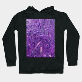 purple grass Hoodie